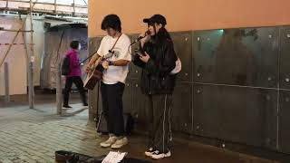 Busking旺角朗豪坊對開@吳雨霏_吳哥窟-Cover By TszYing|20230322