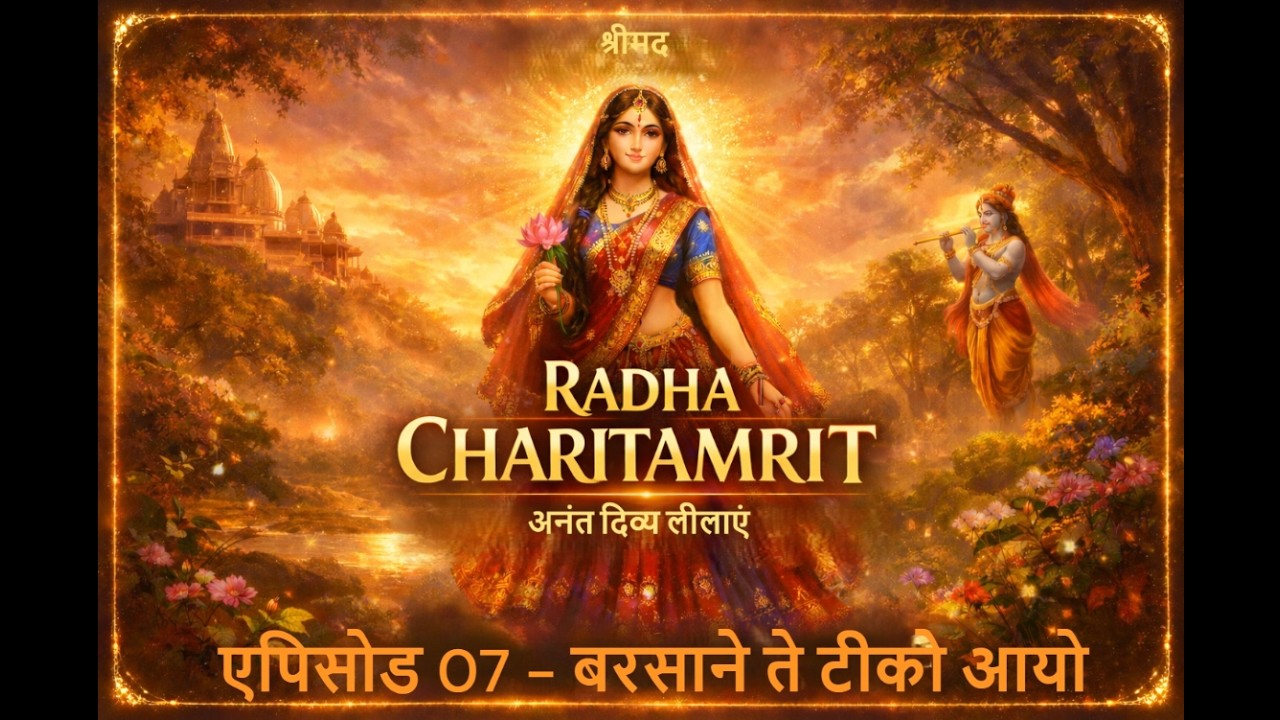 श्री राधा चरितामृत | Episode_07| बरसाने ते टीको आयो | Radha Krishna Leela Series✨|