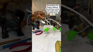 Making A Dragon Skeleton From Clay - How To Make A Dragon