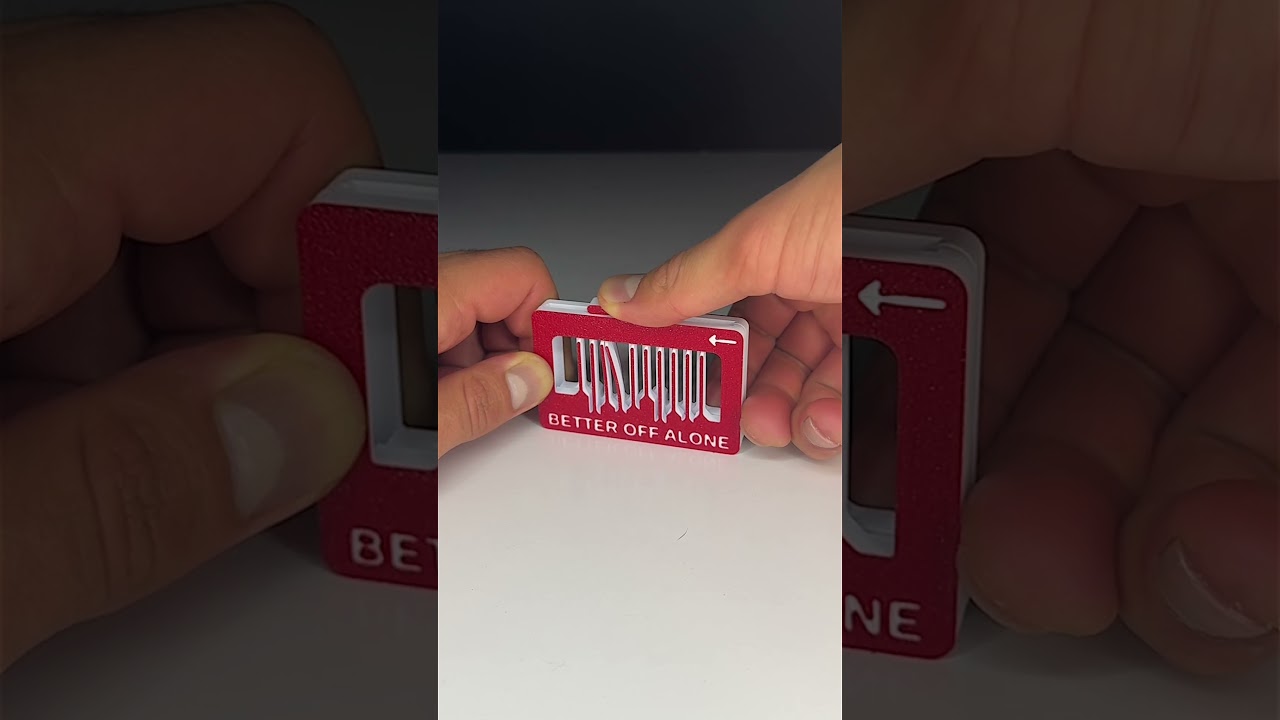 3D Printed Better Off Alone Musical Fidget