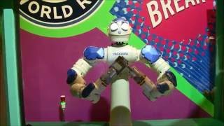 Dual Arm Yaskawa Robot Solves a 3x3 Rubik's Cube - Guinness World Records Museum - Gatlinburg, TN