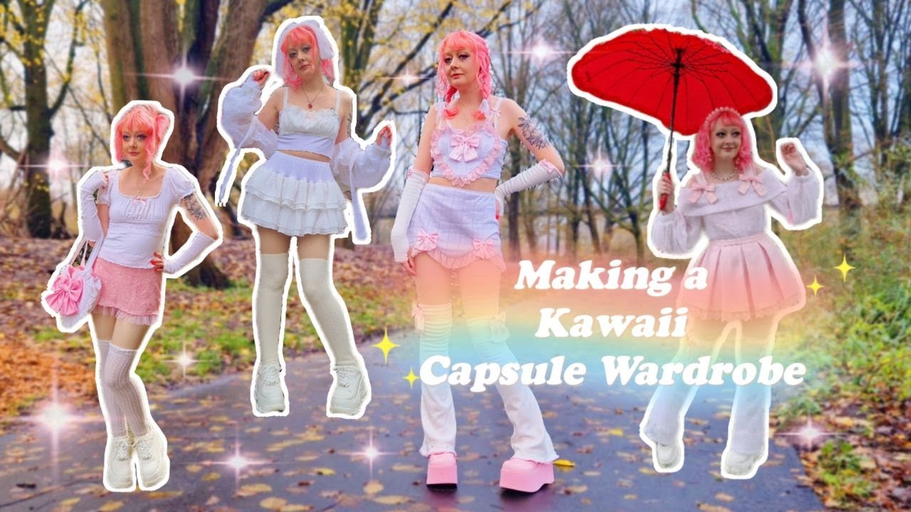 I Sewed Myself a Cute Kawaii Fashion Inspired Mini Capsule