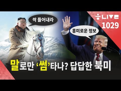 [한겨레 라이브_10월29일] “싹 들어내라“, “<strong>웅대한</strong> 작전”…‘말’로 보는 남북미 관계