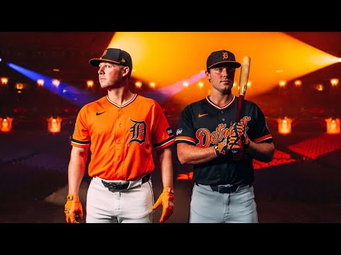 Tigers REINBACH ユニフォーム 40 Tigers update alternate uniforms with a nod to history - YouTube