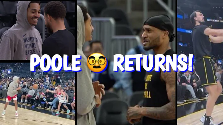 Jordan Poole returns to Chase! Pregame hugs with Steph Curry, Looney, GP2 + halfcourt, #Warriors-WSH - DayDayNews