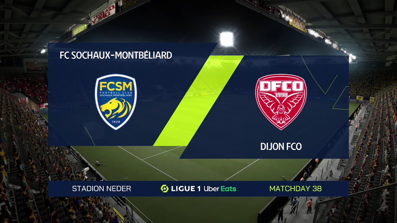 ⚽ Dijon vs Sochaux ⚽ | Club Friendlies (02/07/2021) | Fifa 21 - YouTube