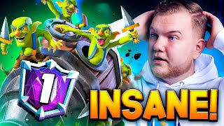 #1 IN THE WORLD ONLY PLAYS THIS DECK IN CLASH ROYALE!