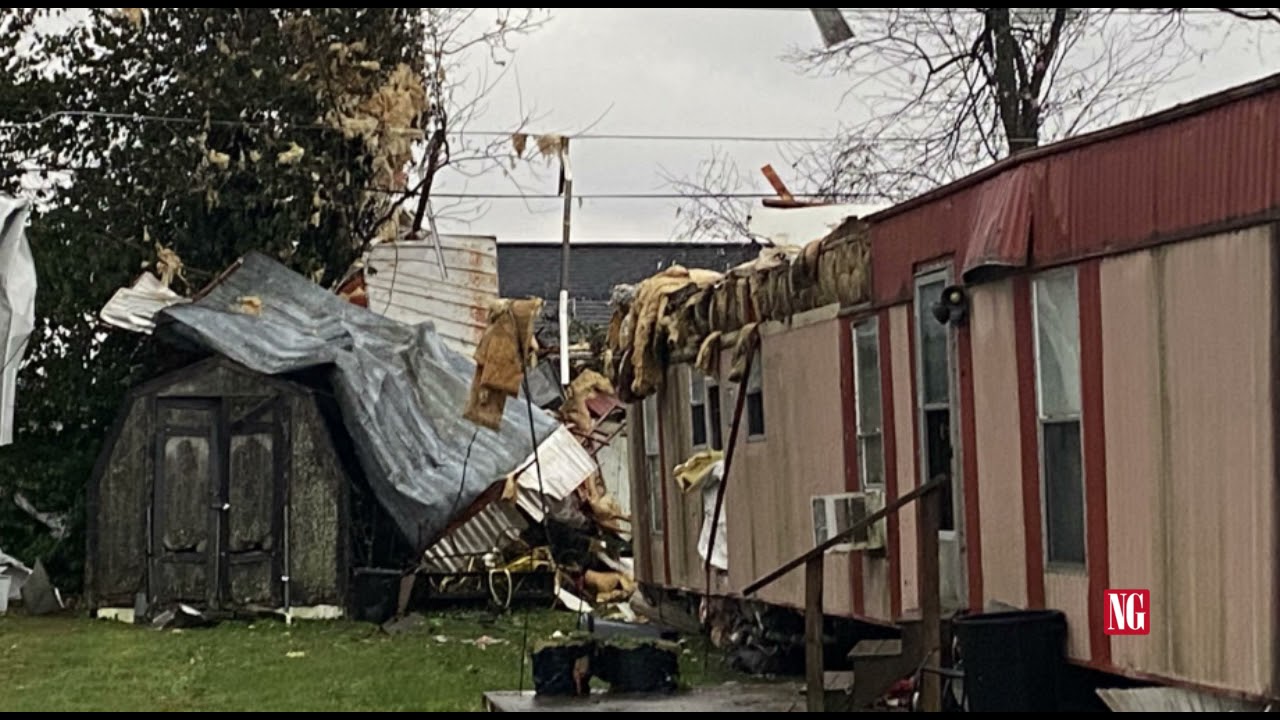 High winds and weather hit Stamping Ground NewsGraphic YouTube