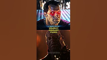 DCEU Superman Vs MCU Thanos | #shorts