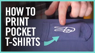 Printing Pocket T-Shirts | Print On, Above and Under The Pocket with a Heat Press screenshot 4
