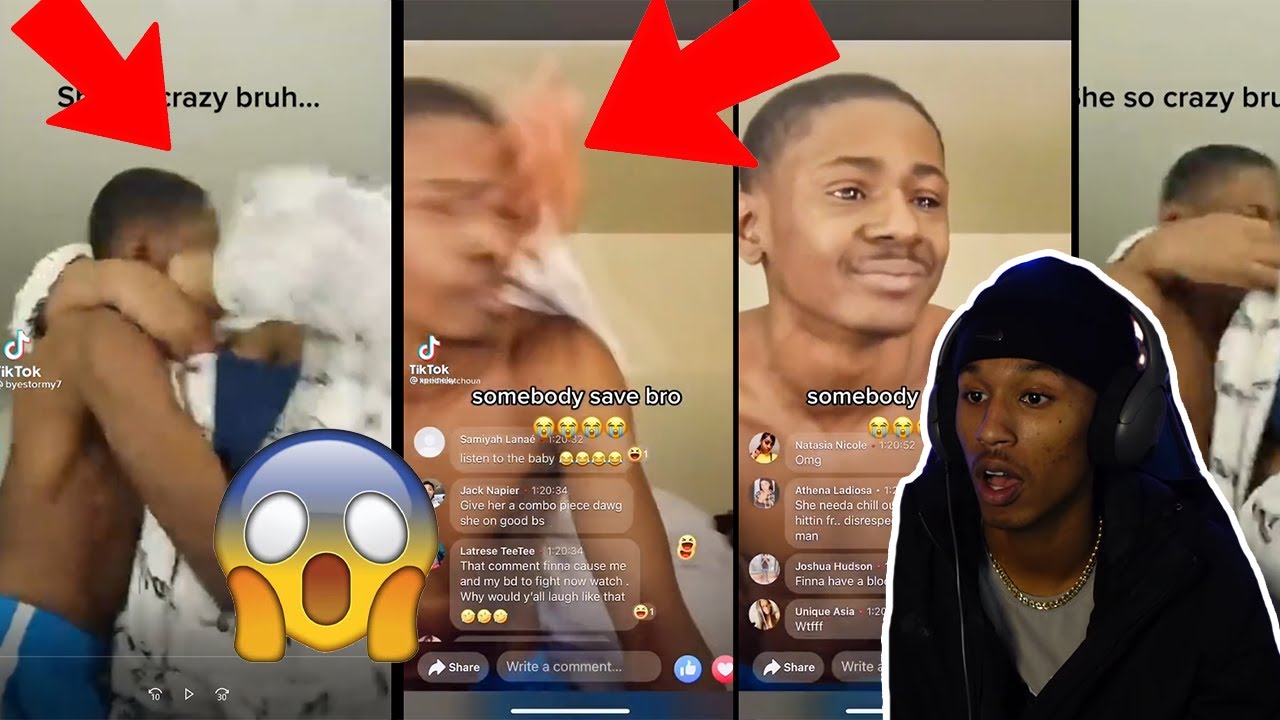 Dre Hughes Beat by His Girl On Live! MUST SEE! Abusive Relationship