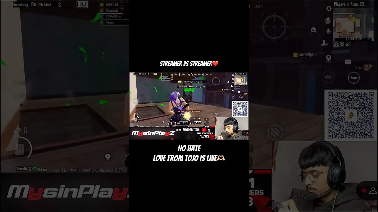 Streamer Vs Streamer❤️ Peak Shot👀 