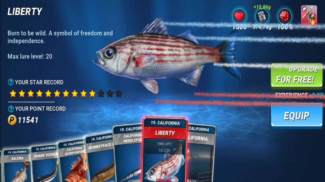 New Special Fish: Liberty - Fishing Clash Gameplay Ep472