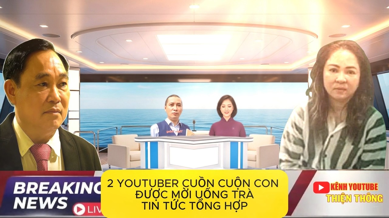 2 Youtuber Cuồn Cuộn Con Tuyền Nổ Được Mời Uống Trà- Tin Tức Tổng Hợp