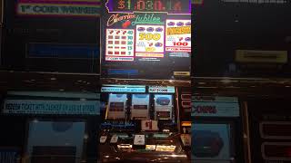 trying out cherries jubilee for the progressive jackpot. #mgmgrand #lasvegas #betmgm
