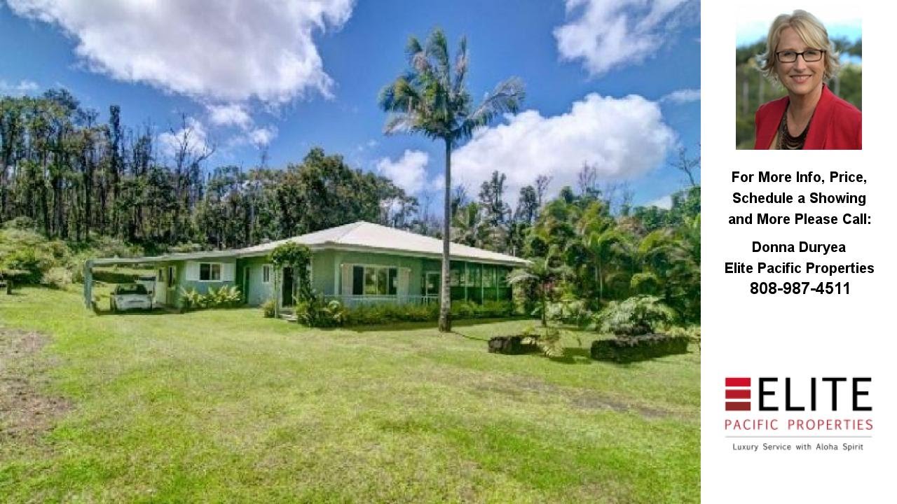 NOHEA ST, PAHOA, HI Presented by Donna Duryea.