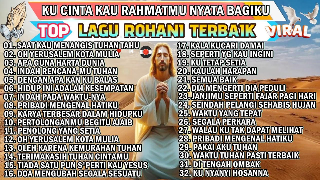 DAFTAR LAGU ROHANI PILIHAN TERBAIK POPULER 2025