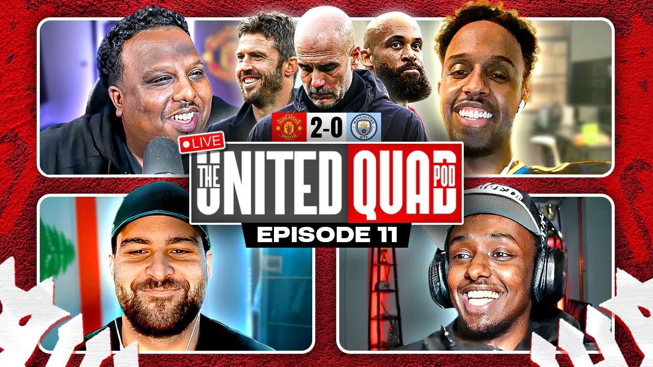Manchester Is RED! Carrick Inspires Man Utd To A Win On Derby Day! | The United Quad!