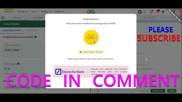 GFG POTD 19/08/2024 IN C++ MOST IMPORTANT INFORMATION | CODE IN COMMENT #geeksforgeeks #gfg #potd