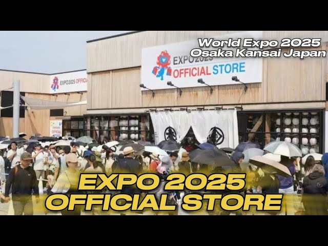 WORLD EXPO 2025 OFFICIAL STORE | OSAKA, JAPAN - YouTube