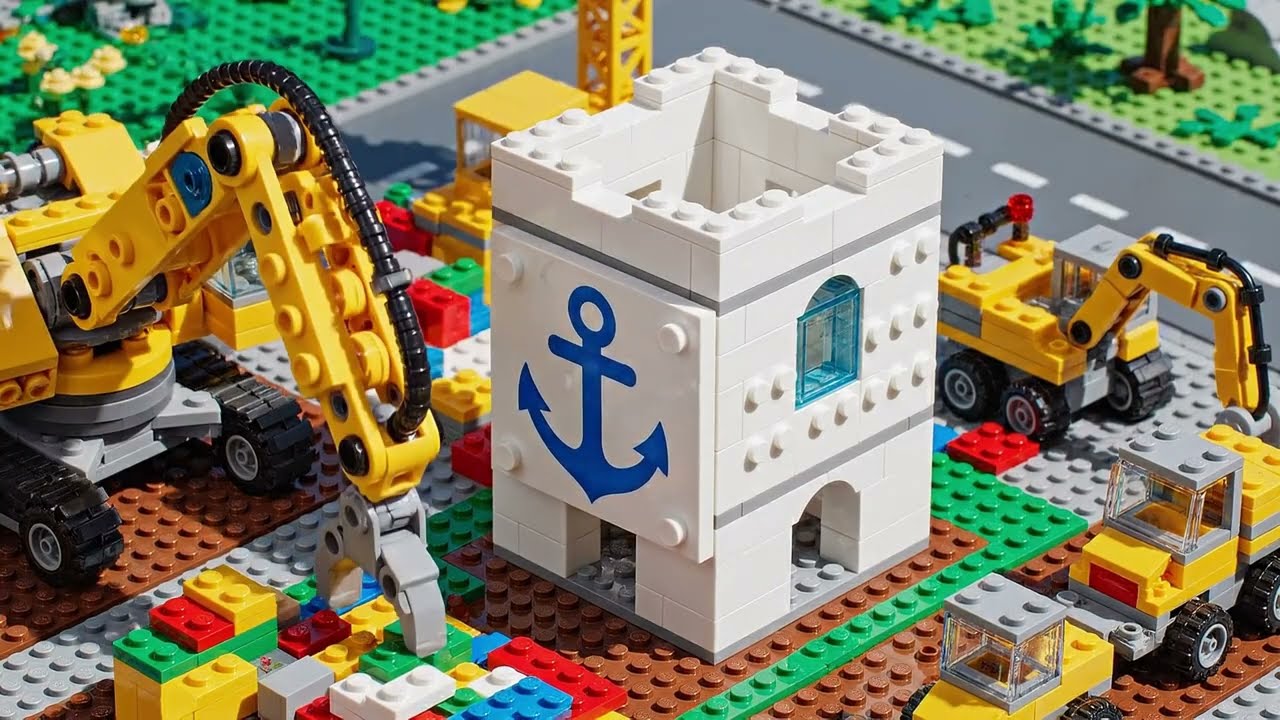 ⚓🔥 LEGO Harbor Construction! | Cảng Biển LEGO Siêu Bận Rộn – Part 1