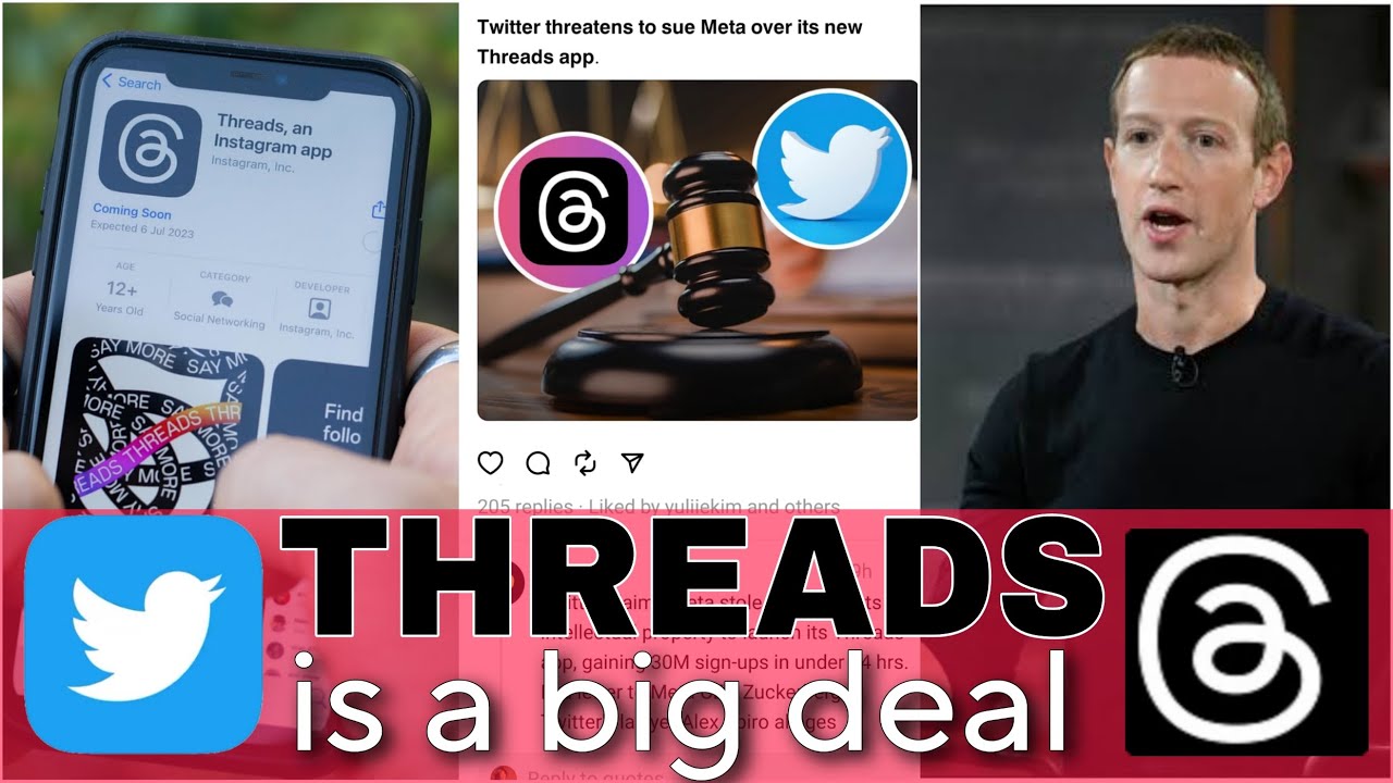 REASONS WHY YOU SHOULD SIGN UP ON THREADS. TWITTER SUES META, ELON MUSK AND MARK ZUCKERBERG.