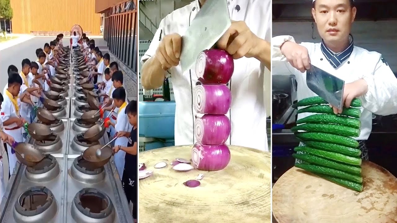 Best Food Workers in the World - People Are Awesome - Fast Workers Compilation 