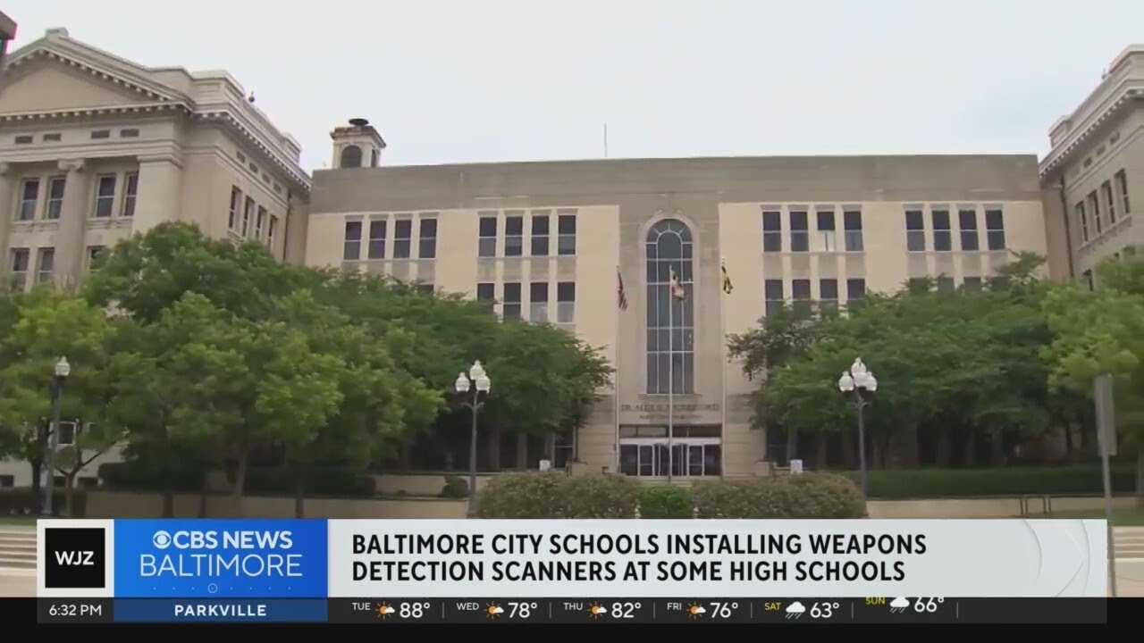 Baltimore City Schools installing weapons detection scanners, and more ...