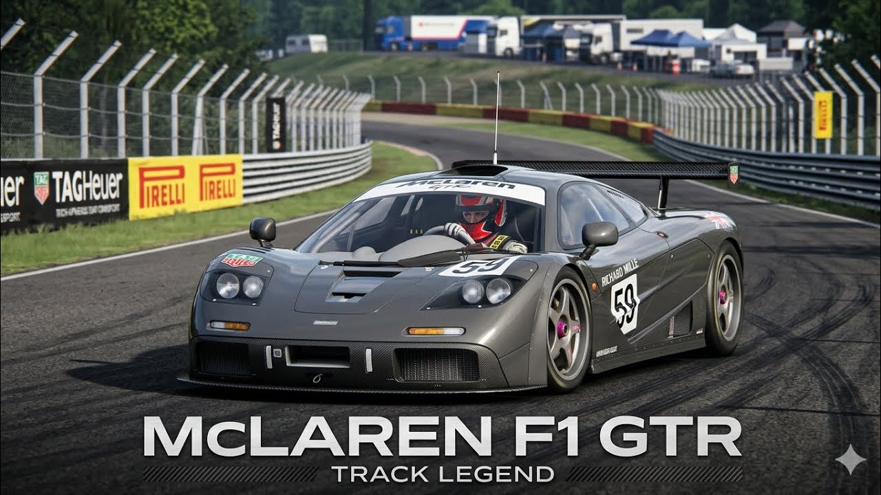 Track Day Nürburgring Nordschleife - MCLAREN F1 GTR - ASSETO CORSA | PXN V10 ULTRA gameplay