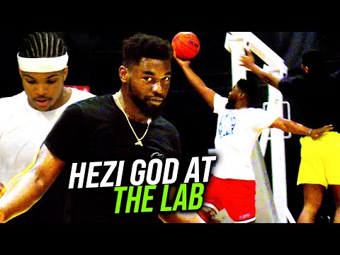 HEZI GOD Runs VS G-League & D1 COMPETITION - Late Night Pickup Hoops at THE LAB SESSION