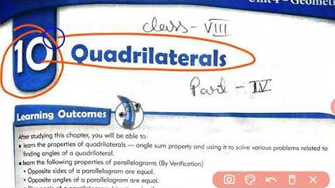 Class 8 math | Chapter 10 Quadrilaterals Part 4 | mkd agrim academy