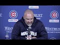 "The little things are what contribute to the big number." | David Ross on Cubs Win Streak