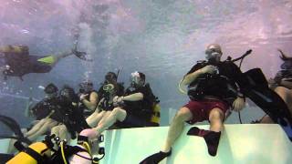 Lodge scuba group video at Nemo 33