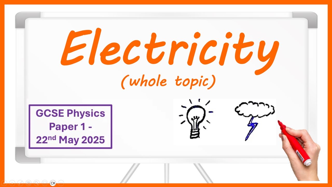 All of ELECTRICITY topic in 15 minutes! (GCSE Physics Paper 1)