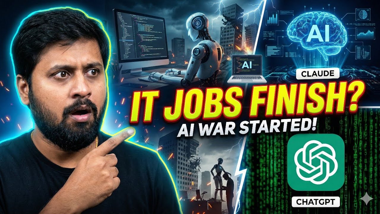 War Started 🔥 Claude vs ChatGPT | IT Jobs Danger? | Pavan Raw Talks ...