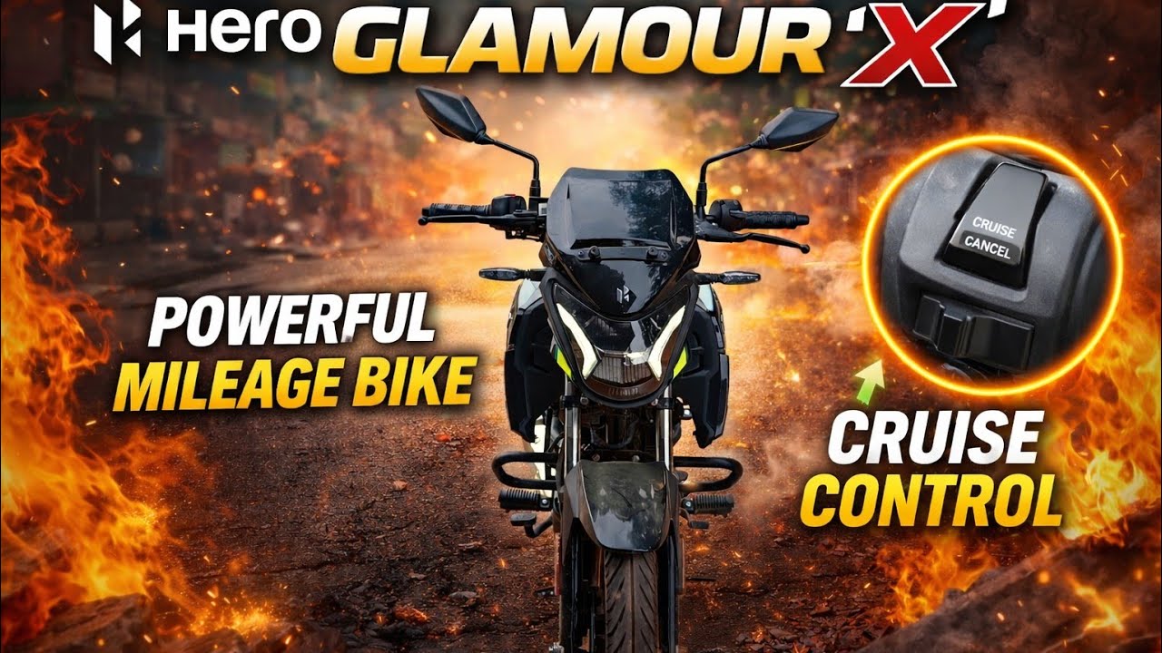 Hero Glamour X Review 🔥 Cruise Control + Mileage | Best 125cc Bike?