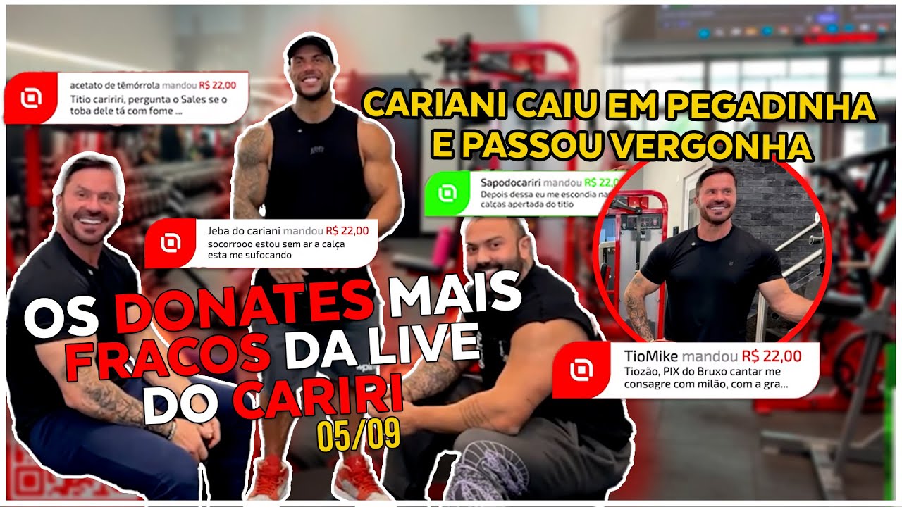 CARIANI RESPONDENDO PISTOLA: MELHORES MOMENTOS dos LIVE PIX! (05/09)