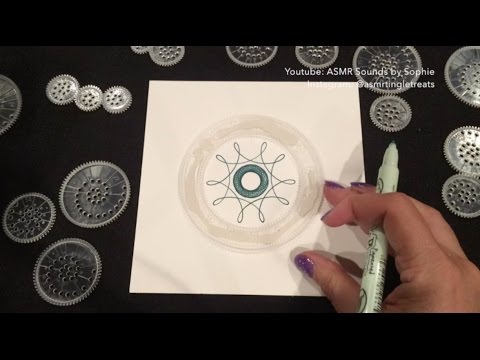 ASMR One More 1/2 hour of Spirograph (asmr, spirograph, soft talking, Youtube, Video)