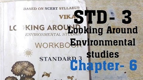 STD-3/Chapter-6/ Cannot Survive without Food /Looking Around/Environmental/ Workbook/English Medium/