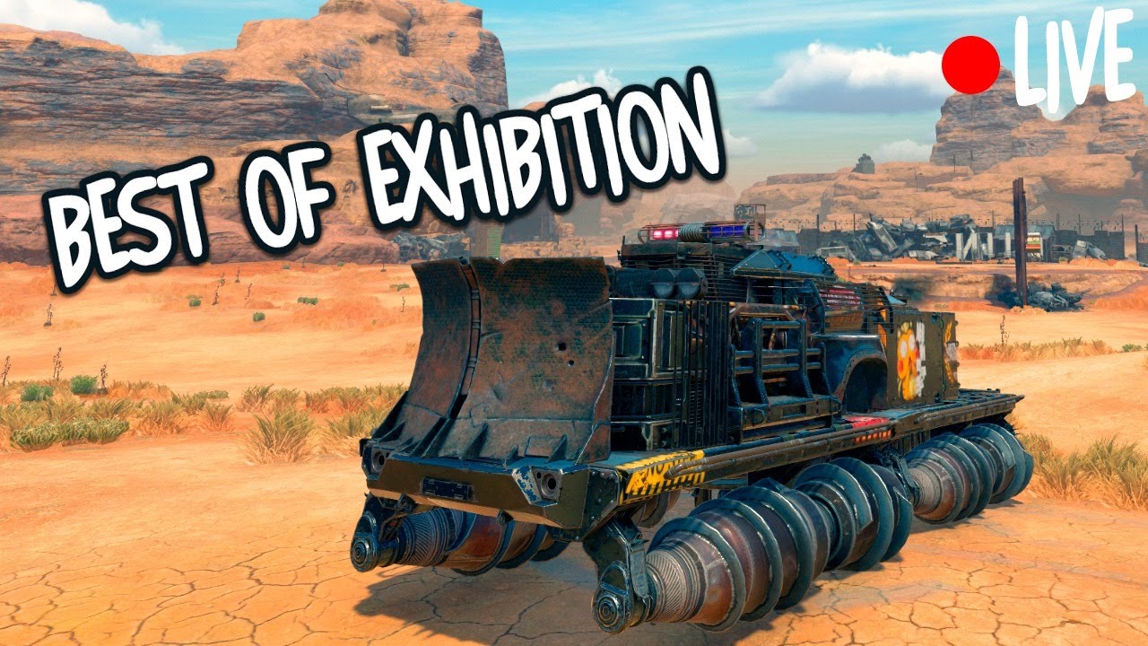 🔴 Crossout the best exhibition builds! BUNS tag! - LIVE