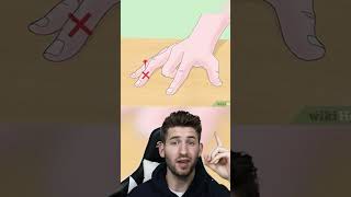 Paralyzed finger trick does it work? #shortsvideo