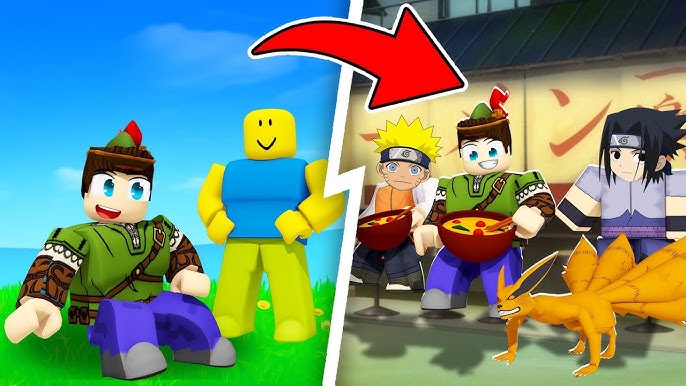 GANHEI PODERES E LUTEI COM NINJAS SUPER FORTES NO ROBLOX!! (Anime  Battlegrounds X) 