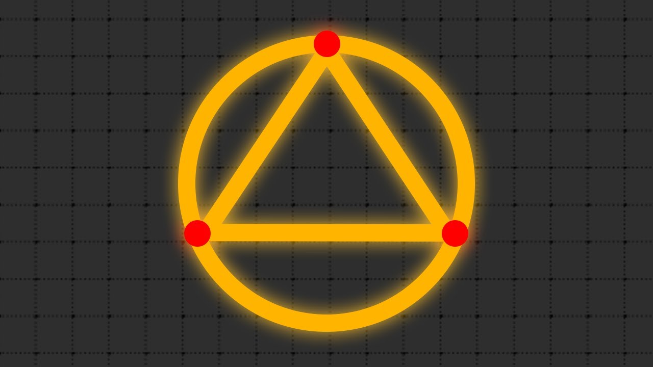 Ap Trijstūri Apvilkta Riņķa Līnija | Vidusperpendikuls