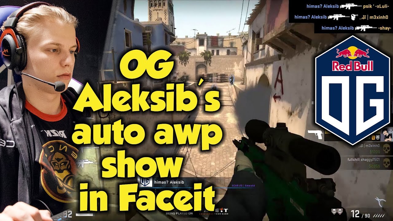 OG Aleksib 's Auto AWP show in Faceit | CSGO | POV
