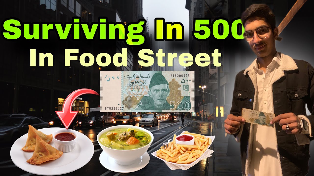 Kia 500 rupaye mujhe Food Street mein khila sakte hain?*Hani Bhai Vlogs*