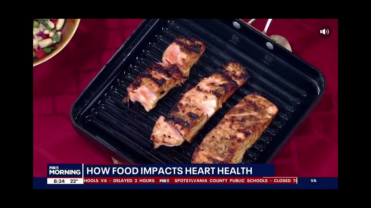 Dr. Ketan Trivedi demonstrates a Mediterranean Diet on Fox 5 DC