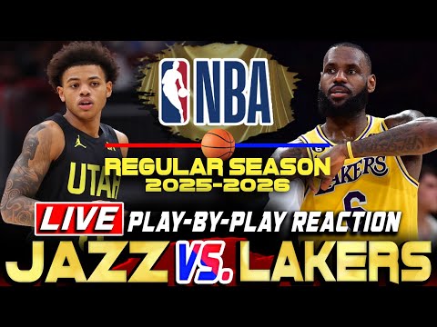 LAKERS VS JAZZ NBA Regular Season 2025 26 Nba Live Score Commentary 