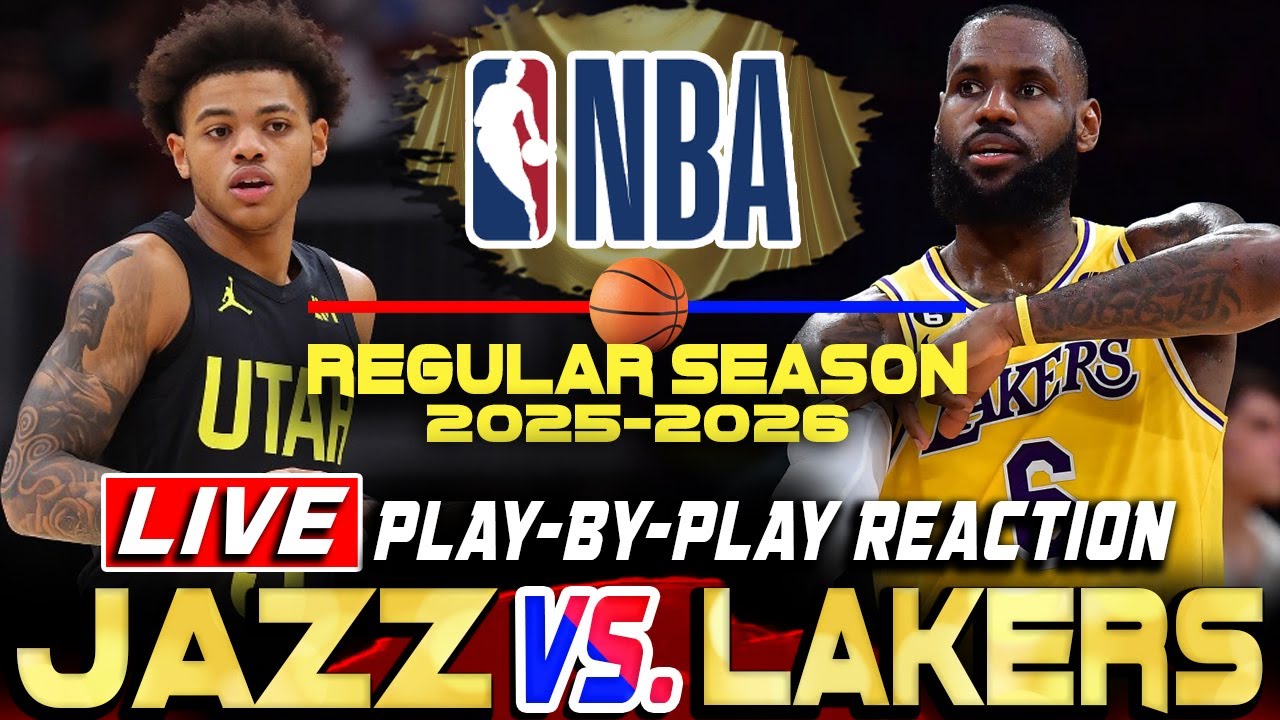 LAKERS VS JAZZ | NBA Regular Season 2025-26 | Nba Live Score & Commentary