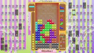 [Tetris 99] invictus snipe lobby #13: scary badge disadvantage (50% vs. 100%, 503 lines cleared)