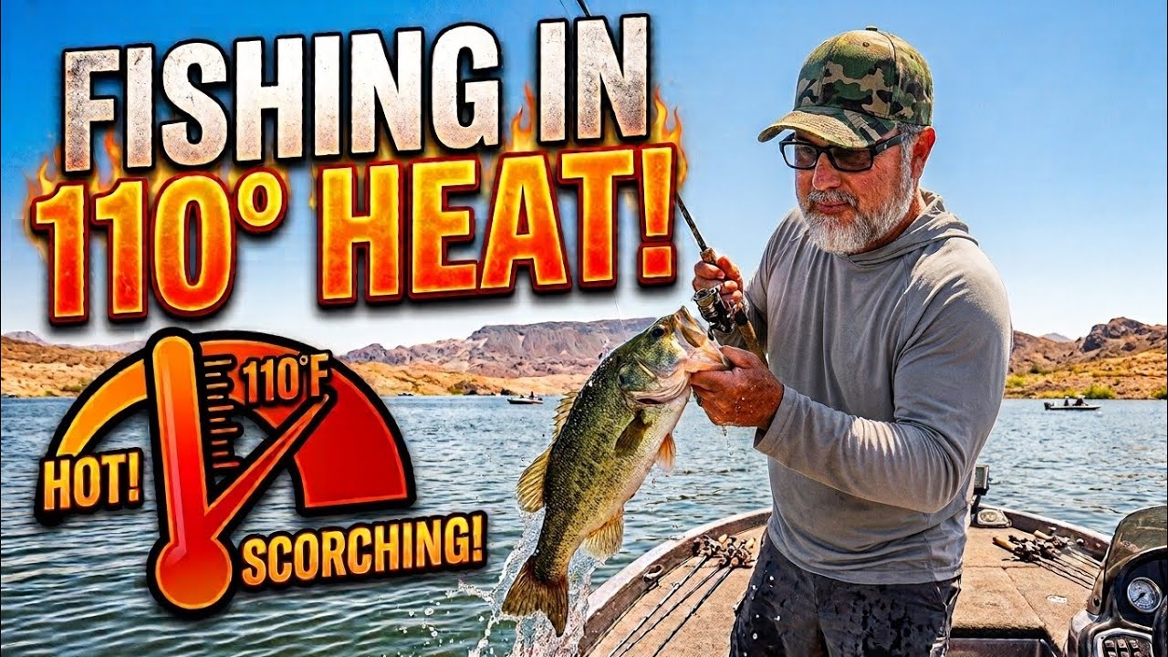Bass Fishing Was 🔥 🔥 🔥 On This Summer Day! LITERALLY!!! – Bartlett Lake, AZ